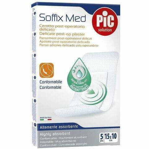 Cerotto sofix med 10x15 cm - Con tampone antibatterico