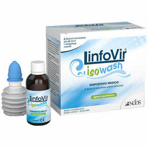 Noos - Linfovir Isowash - Soluzione salina isotonica 8 flaconi da 60 ml