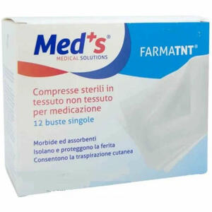 Meds - Garza  TNT 10x10cm 12 pezzi - Medicazioni sterili